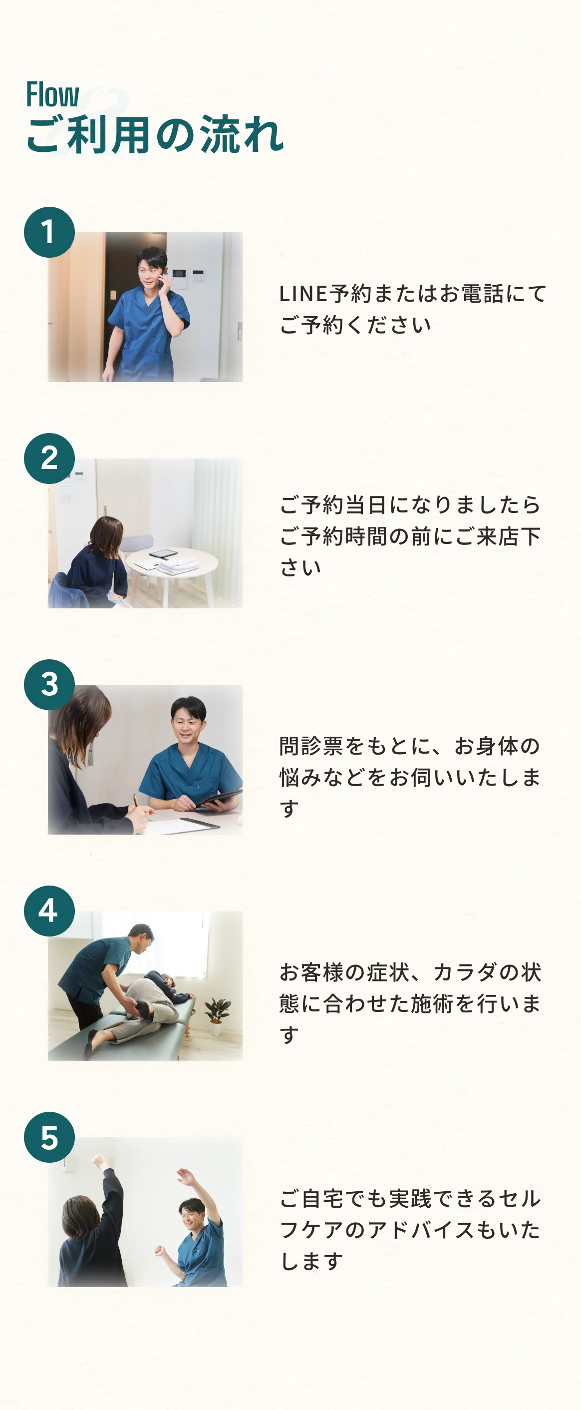 ご利用の流れ