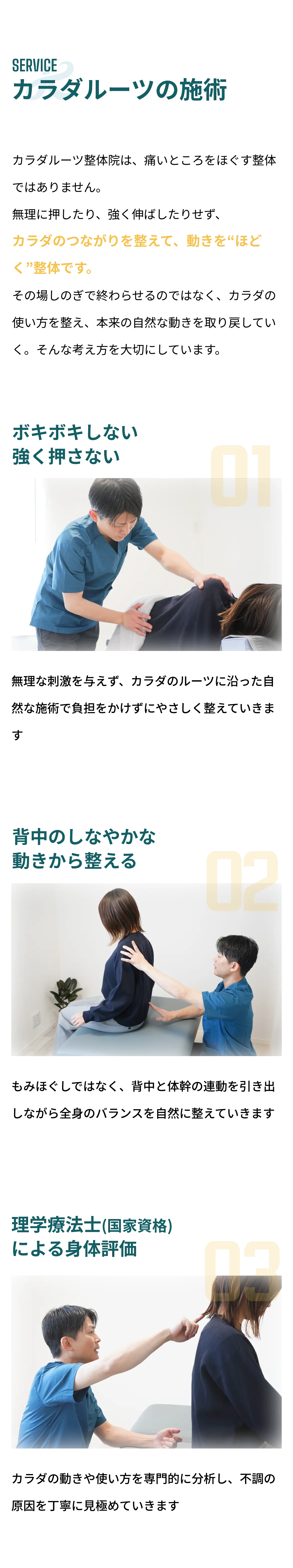 カラダルーツの施術